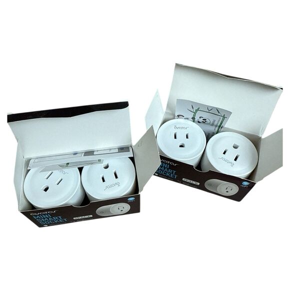 Smart WiFi Mini Plug Sockets 2-Packs (4 Total) Works with Alexa Google Home - Picture 2 of 3